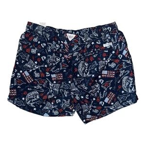 Columbia Navy Patterned Shorts